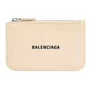 バレンシアガ BALENCIAGA 2024春夏 レディース CASH ラージ ロング コイン＆カードホルダー【サンドベージュ 】【送料無料】【正規品】