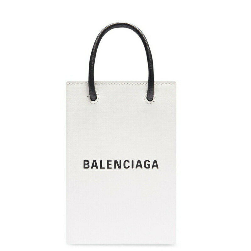 バレンシアガ BALENCIAGA 2024春夏 メンズ ミニ SHOPPING バッグ【ホワイト 】【送料無料】【正規品】