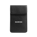 バレンシアガ BALENCIAGA メンズ CASH PHONE AND CARD HOLDER【ブラック 】【送料無料】【正規品】
