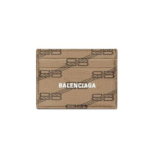 バレンシアガ BALENCIAGA メンズ SIGNATURE カードホルダー BB MONOGRAMコーティングキャンバス【ベージュ 】【送料無料】【正規品】 バレンシアガ BALENCIAGA メンズ SIGNATURE カードホルダー BB MONOGRAMコーティングキャンバス【ベージュ 】【送料無料】【正規品】