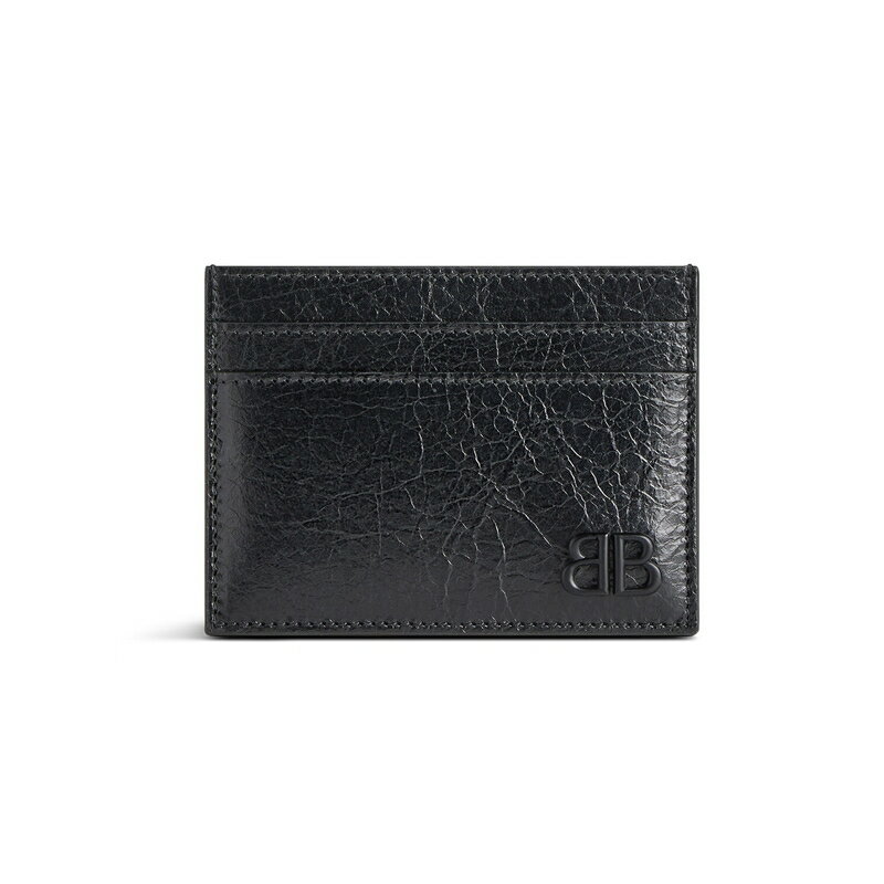 バレンシアガ BALENCIAGA メンズ MONACO カードホルダー【ブラック 】【送料無料】【正規品】