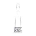 バレンシアガ BALENCIAGA レディース MONACO ナノ バッグ メタライズド【シルバー 】【送料無料】【正規品】