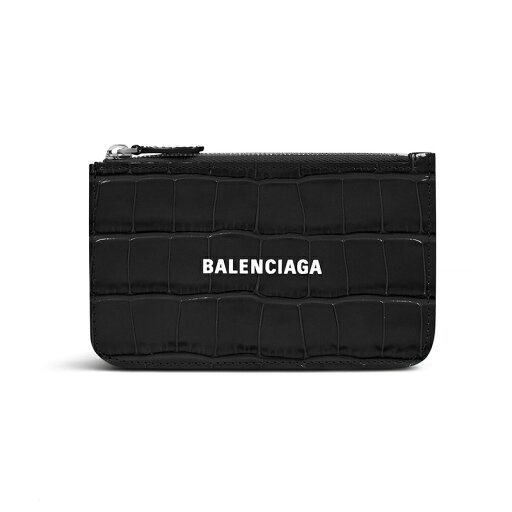 バレンシアガ BALENCIAGA レディース CASH LARGE ロング コイン&カードホルダー クロコダイル型押し【ブラック 】【送料無料】【正規品】 バレンシアガ BALENCIAGA レディース CASH LARGE ロング コイン&カードホルダー クロコダイル型押し【ブラック 】【送料無料】【正規品】