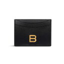 バレンシアガ BALENCIAGA レディース HOURGLASS カードホルダー【ブラック 】【送料無料】【正規品】