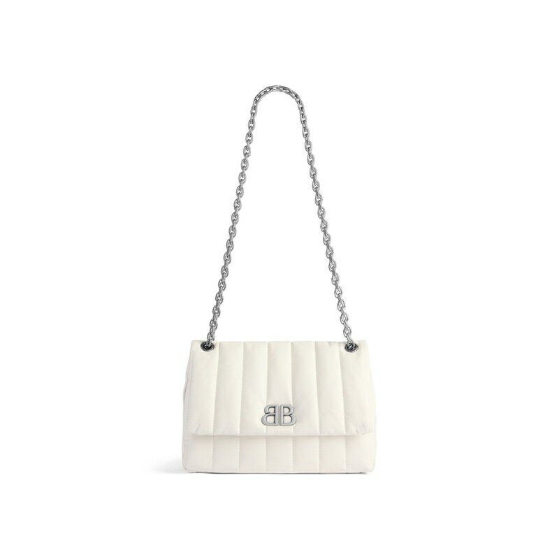 バレンシアガ BALENCIAGA レディース MONACO ミニ バッグ キルテッド【ホワイト 】【送料無料】【正規品】