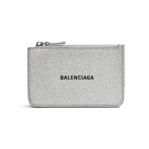 バレンシアガ BALENCIAGA レディース CASH LARGE ロング COIN&カードホルダー スパークリング生地【シルバー 】【送料無料】【正規品】 バレンシアガ BALENCIAGA レディース CASH LARGE ロング COIN&カードホルダー スパークリング生地【シルバー 】【送料無料】【正規品】