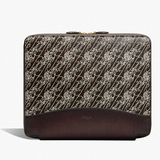 ベルルッティ Berluti エテュイ ドゥ ヴォヤージュ トワル マルブフ トラベルポーチ【dark brown + maduro 】【送料無料】【正規品】 ベルルッティ Berluti エテュイ ドゥ ヴォヤージュ トワル マルブフ トラベルポーチ【dark brown + maduro 】【送料無料】【正規品】