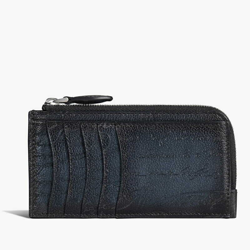 Rakuten - ベルルッティ Berluti コア マキシ スクリットレザー ロング ジップ カードホルダー【indigo denim 】【送料無料】【正規品】