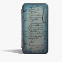 ベルルッティ Berluti スクリットレザー iPhone 15 Pro Maxフォリオ【stone denim 】【送料無料】【正規品】