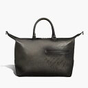 ベルルッティ Berluti トゥジュール ソフト ジップバッグ スクリットレザー トラベルバッグ【nero grigio 】【送料無料】【正規品】