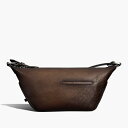ベルルッティ Berluti トゥジュール ソフト ジップ ホーボー XS スクリットレザー メッセンジャーバッグ【soft brown 】【送料無料】【正規品】