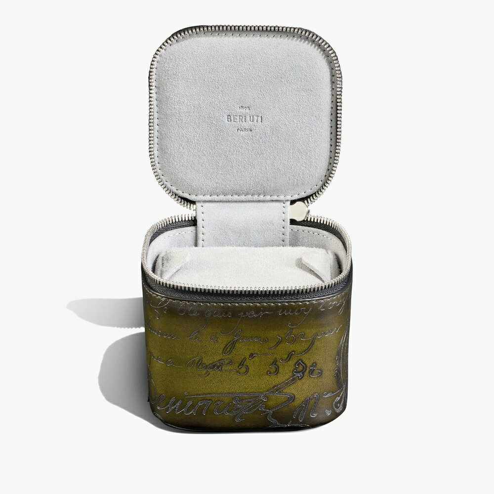 Rakuten - ベルルッティ Berluti スクリットレザー 1本用ウォッチケース【nero caviar 】【送料無料】【正規品】