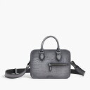 ベルルッティ Berluti アンジュール ガリバー スクリットレザー ブリーフケース【light aluminio 】【送料無料】【正規品】
