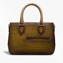 ベルルッティ Berluti トゥジュール ガリバー スクリットレザー メッセンジャーバッグ【jungle green 】【送料無料】【正規品】(4)