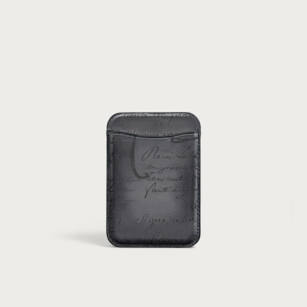 Rakuten - ベルルッティ Berluti マグネット式カードホルダー【light aluminio 】【送料無料】【正規品】