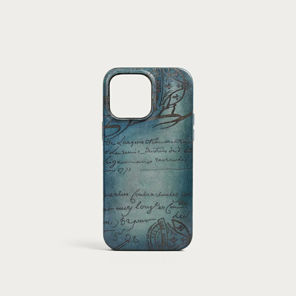 ベルルッティ Berluti スクリットレザー iPhone 15 Proケース【stone den ...