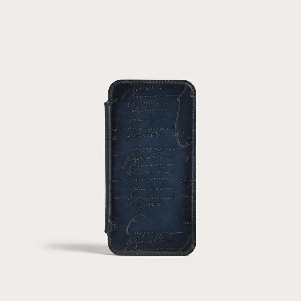 Rakuten - ベルルッティ Berluti iPhone 17 Pro フォリオ【nero blu 】【送料無料】【正規品】