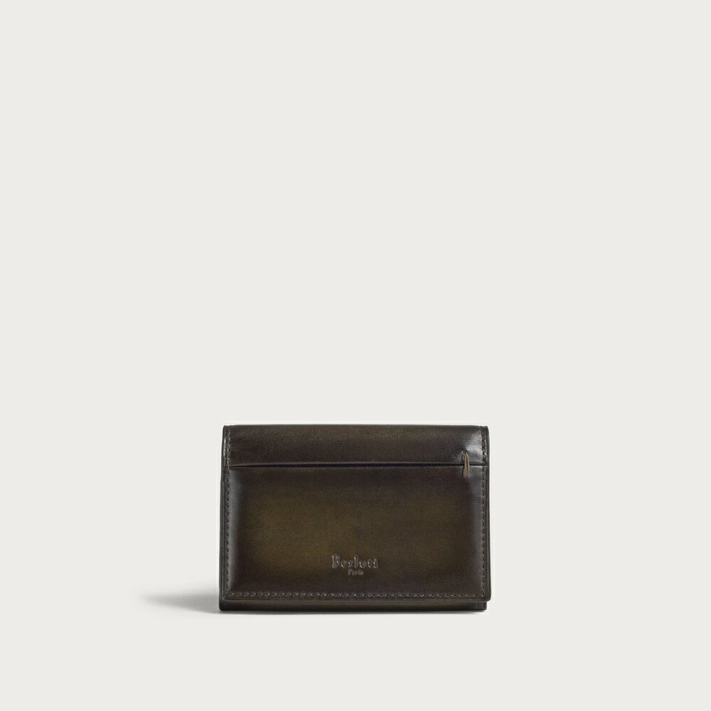 Rakuten - ベルルッティ Berluti インブイア ガスパール カードホルダー【selva oscura 】【送料無料】【正規品】