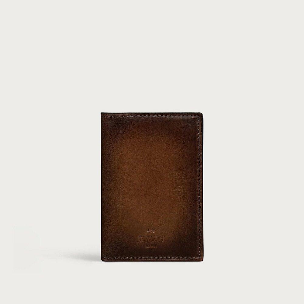 Rakuten - ベルルッティ Berluti ジャグア フラップ カードホルダー【cacao intenso 】【送料無料】【正規品】