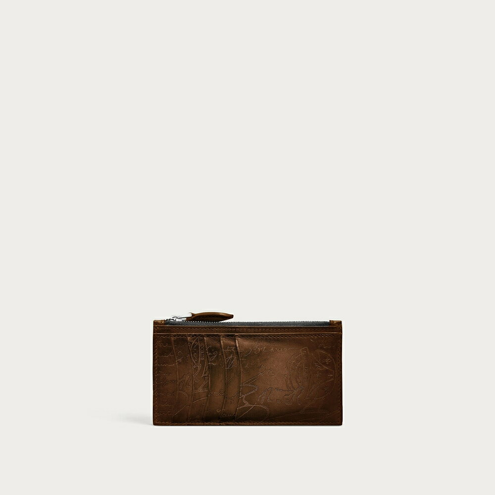 Rakuten - ベルルッティ Berluti コア マキシ ジップ カードホルダー【cacao intenso 】【送料無料】【正規品】