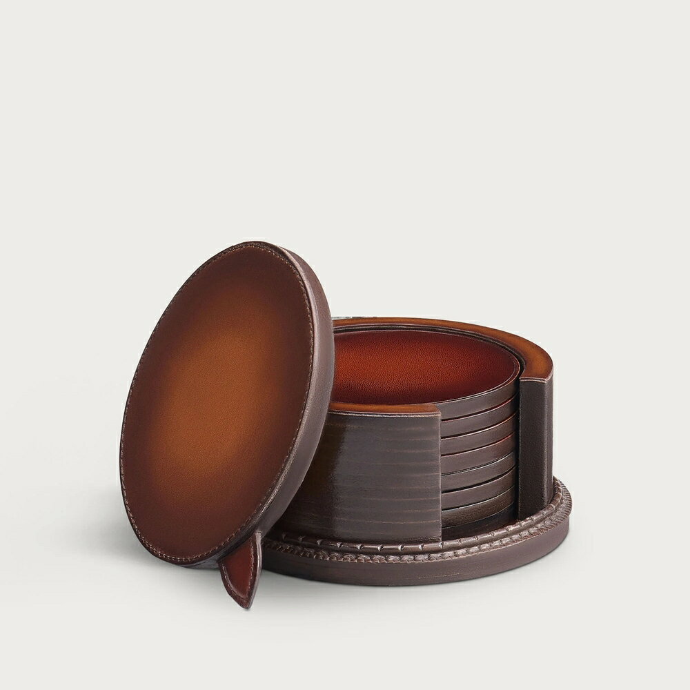 Rakuten - ベルルッティ Berluti コースターセット【cacao intenso 】【送料無料】【正規品】