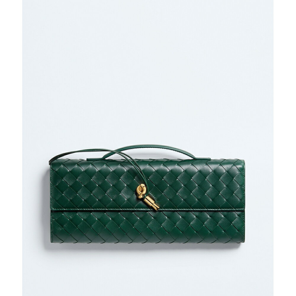 ボッテガヴェネタ BOTTEGA VENETA レディース アンディアーモ クラッチ【エメラルド グリーン 】【送料無料】【正規品】