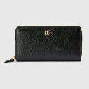 グッチ 財布（レディース） グッチ GUCCI レディース 日本限定 ダブルG ジップアラウンドウォレット 長財布 456117 AAC1P 1061【ブラック 】【送料無料】【正規品】