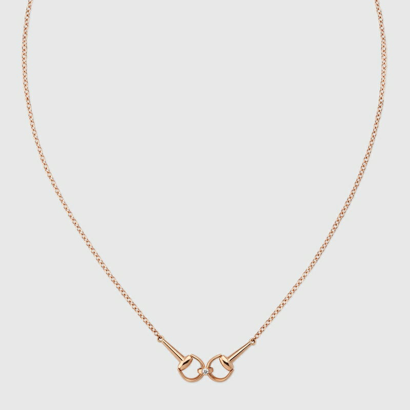 ブランドバッグ・雑貨CELEBRITYのグッチ GUCCI レディース ホースビット 18K ダイヤモンド チェーン ネックレス【送料無料】【正規品】｜アングル3