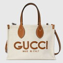 グッチ GUCCI レディース プリント ミニ トートバッグ【ベージュ...(4)