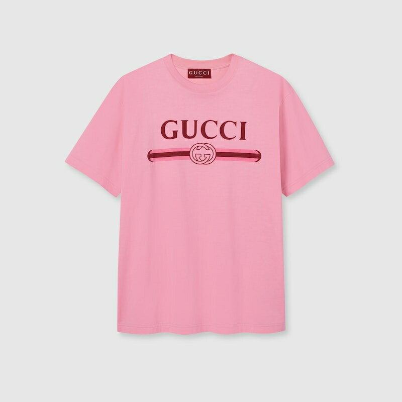 25新作 グッチ プリント ソフトコットンジャージー Tシャツ 半袖 25新作 グッチ プリント コットンジャージー Tシャツ 半袖 楽天