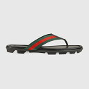グッチ GUCCI メンズ ウェブ&レザー トング サンダル【429362 H91A0 8480 】【送料無料】【正規品】