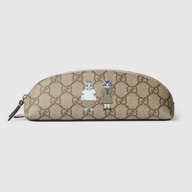 グッチ GUCCI レディース ヒグチユウコ キャット プリント ペンケース【662129 FAE9 ...