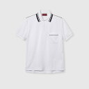 グッチ GUCCI メンズ GGナイロン&コットン ポロシャツ【806242 XJG5Q 9000 】【送料無料】【正規品】