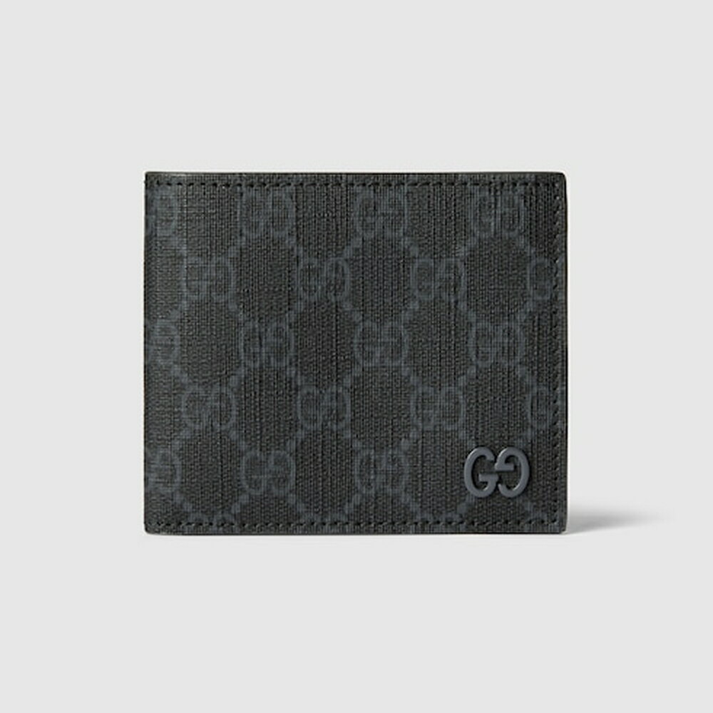 Rakuten - グッチ GUCCI メンズ GG二つ折りウォレット 財布 グレー インテリア【送料無料】【正規品】