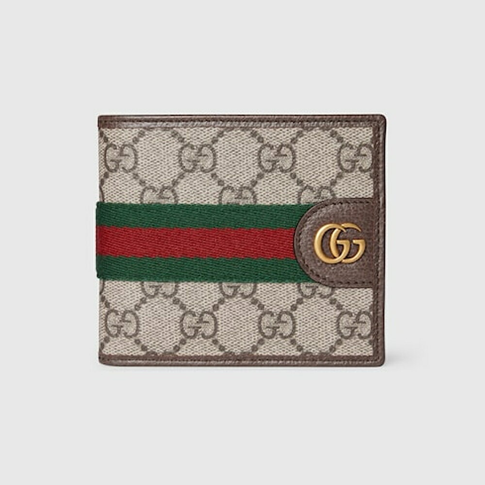 グッチ GUCCI メンズ オフィディア コインウォレット 財布【ベージュ＆ダークブラウン ファブリック 】【送料無料】【正規品】