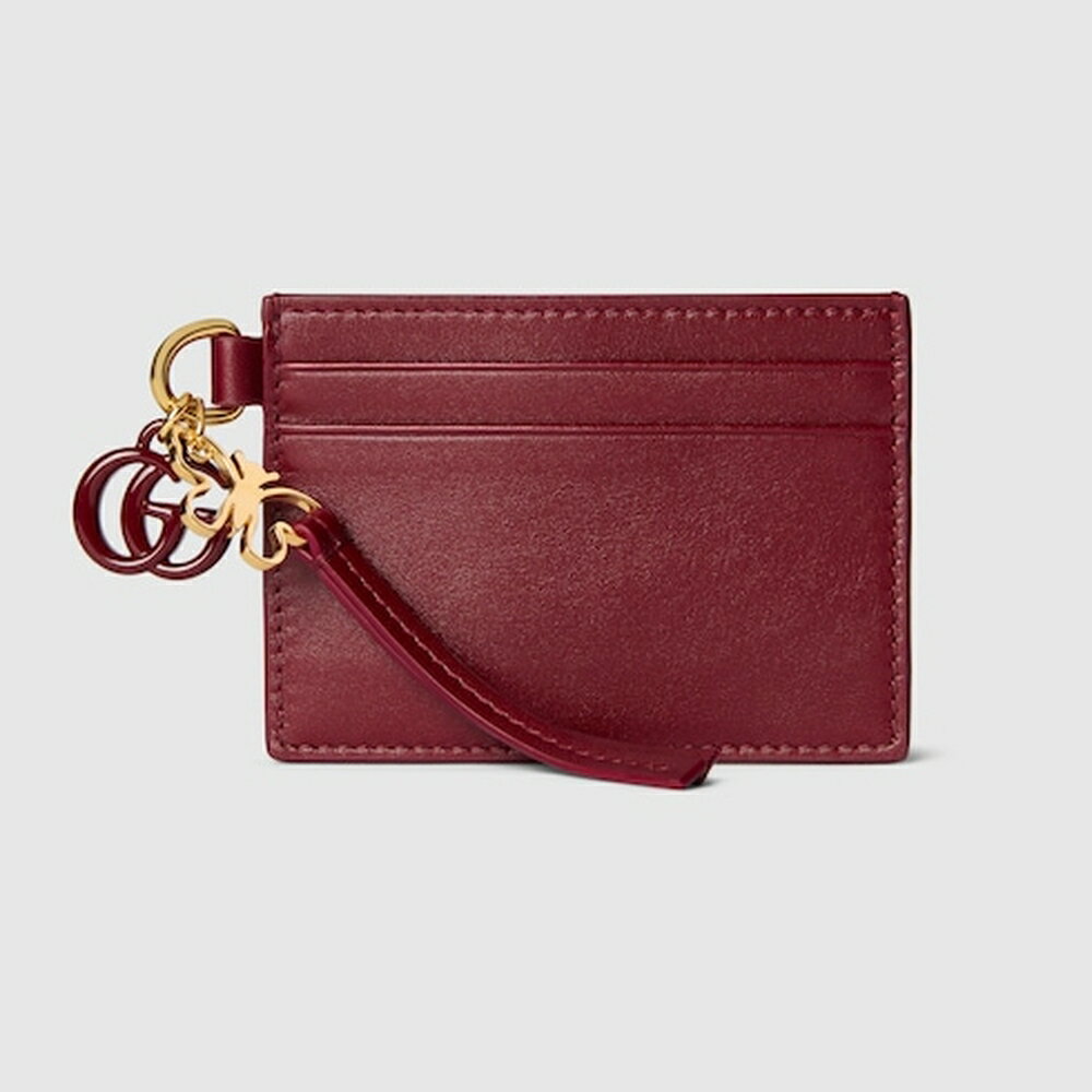 グッチ GUCCI レディース ダブルG＆バタフライ チャーム カードケース【送料無料】【正規品】