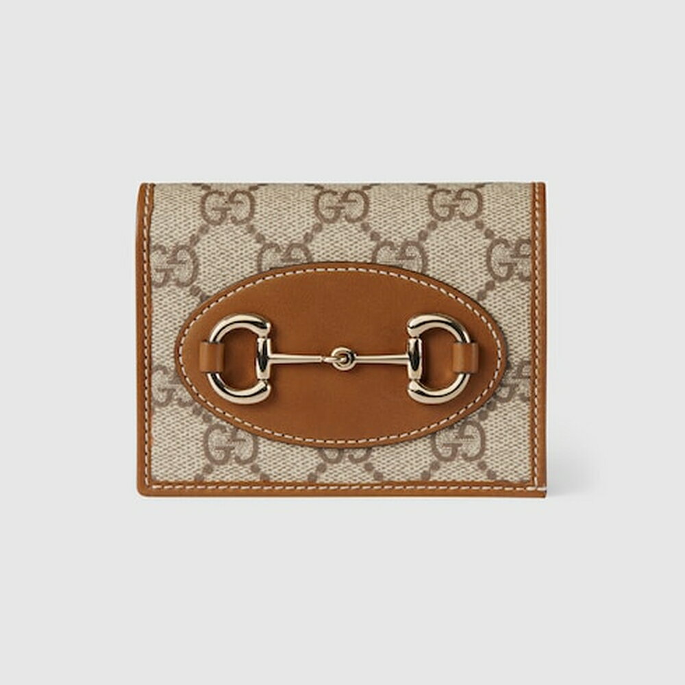 Rakuten - グッチ GUCCI レディース ホースビット 1955 スモールウォレット 財布【ベージュ＆ダークブラウン キャンバス 】【送料無料】【正規品】