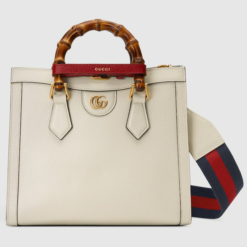 グッチ GUCCI レディース ダイアナ スモール トートバッグ702721 U3ZDT 9244【ホワイト 】【送料無料】【正規品】