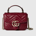 グッチ GUCCI レディース GGマーモント ミニ トップハンドルバ...(4)