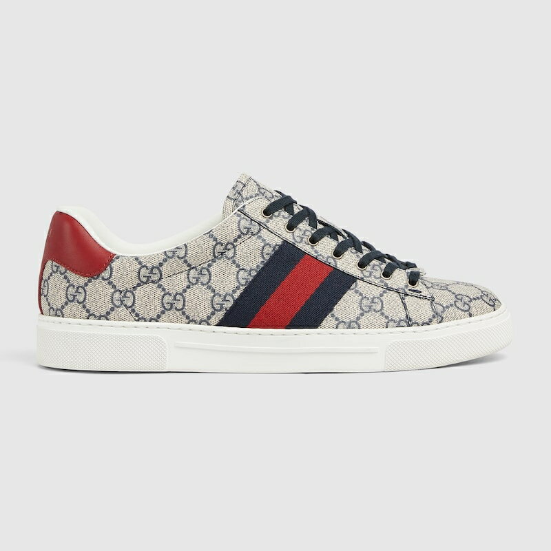 GUCCI グッチ スニーカー 水色x紺x赤(総柄) 4103623O0214 楽天市場】ブルー(ブランドグッチ)(メンズ靴|靴)の通販