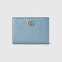 グッチ GUCCI レディース ダブルG ウォレット財布【ライトブルー レザー 】【送料無料】【正規品】(4)