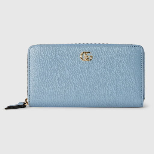 グッチ GUCCI レディース ダブルG ジップアラウンドウォレット財布【ライトブルー レザー 】【送料無料】【正規品】 グッチ GUCCI レディース ダブルG ジップアラウンドウォレット財布【ライトブルー レザー 】【送料無料】【正規品】