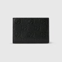 グッチ GUCCI レディース GGエンブレム ミディアム ウォレット財布【ブラック レザー 】【送料無料】【正規品】(4)