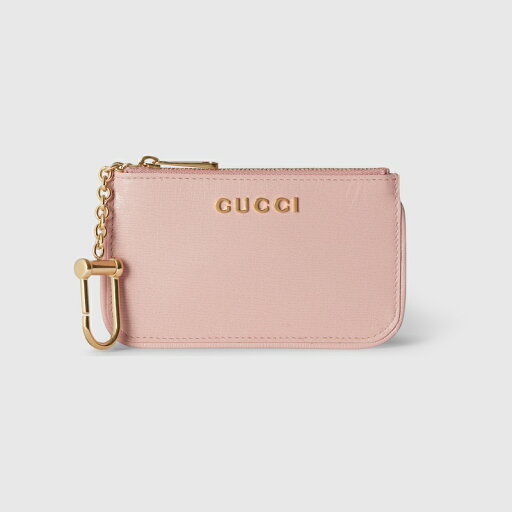 グッチ GUCCI レディース GUCCI スクリプト ジップ キーケース【ライトピンク レザー 】【送料無料】【正規品】 グッチ GUCCI レディース GUCCI スクリプト ジップ キーケース【ライトピンク レザー 】【送料無料】【正規品】
