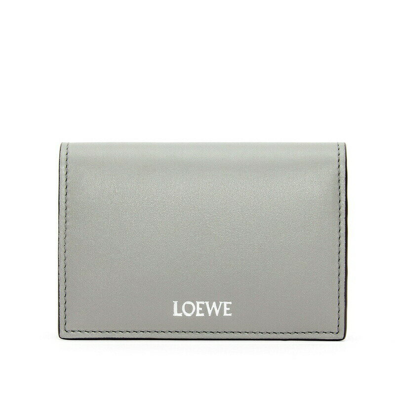 ロエベ LOEWE 2024春夏 メンズ スリム バイフォールド カードホルダー【パールグレー/ダークグレー 】【送料無料】【正規品】