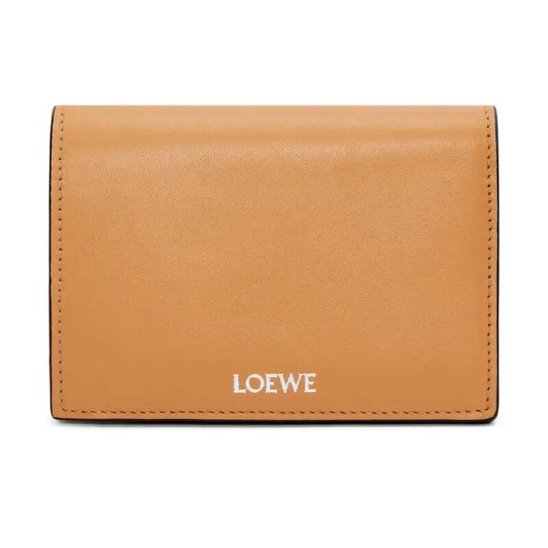 ロエベ 財布（メンズ） ロエベ LOEWE 2024春夏 メンズ フォールデッド ウォレット 財布【ウォームデザート/ブラック 】【送料無料】【正規品】