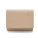 ロエベ 財布（メンズ） ロエベ LOEWE 2024春夏 メンズ トライフォールド ウォレット 財布【サンド 】【送料無料】【正規品】