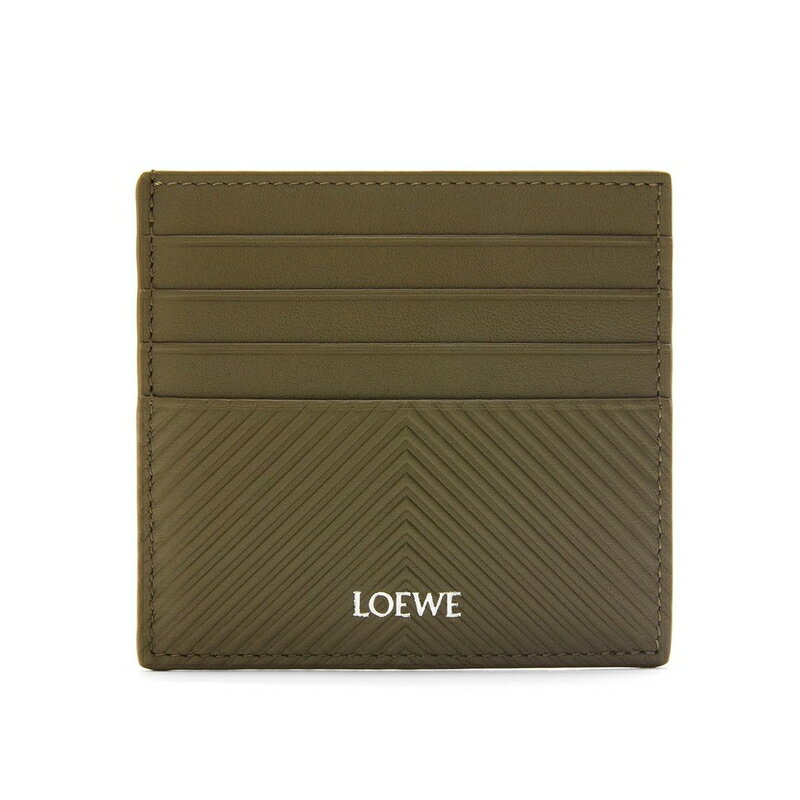ロエベ LOEWE 2025春夏 メンズ オープン カードホルダー【ダークカーキグリーン 】【送料無料】【正規品】