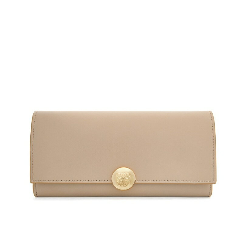 ロエベ LOEWE 2025春夏 レディース ぺブル コンティネンタル ウォレット 財布【サンド 】【送料無料】【正規品】
