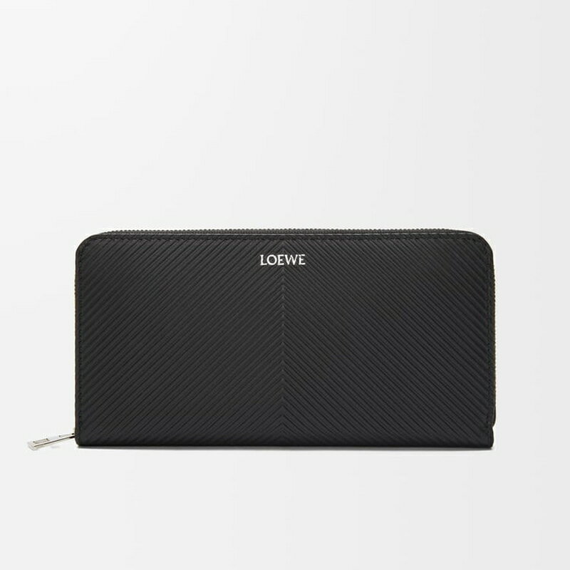 ロエベ LOEWE メンズ ジップアラウンド ウォレット 財布【ブラック 】【送料無料】【正規品】